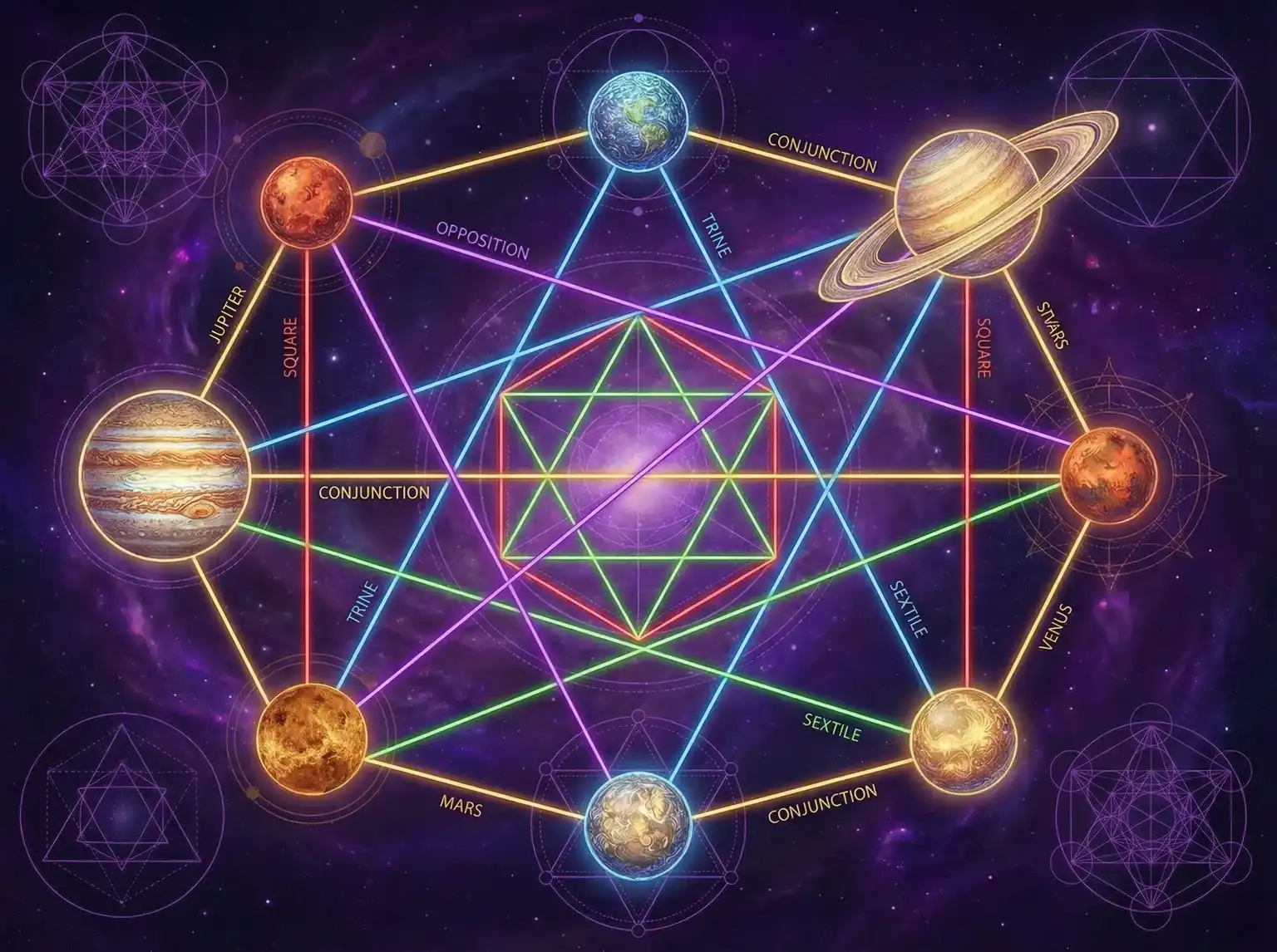 行星相位解读 - 陆小凤传奇绣花大盗 | 占星学进阶